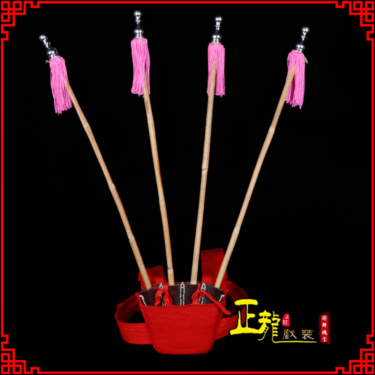 同安戏装戏曲用品靠旗男女大靠 靠板 正宗牛皮旗杆旗架