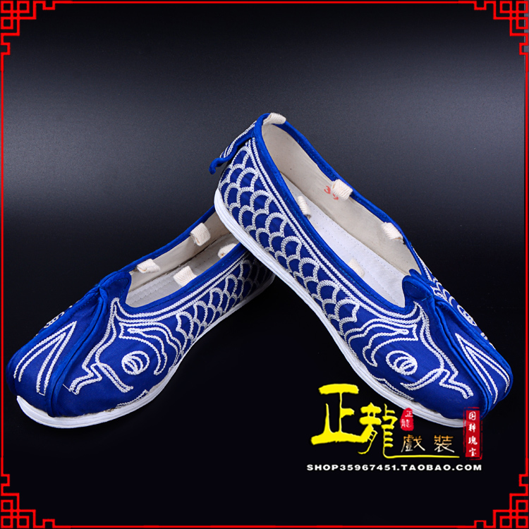 同安戏鞋舞台演出鞋水路英雄三义斋布底鱼鳞洒