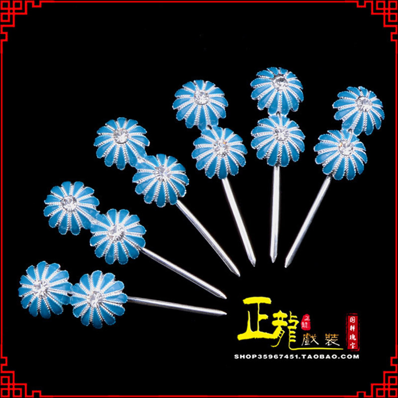 同安头面泡子旦角化妆头饰 仿点绸泡子