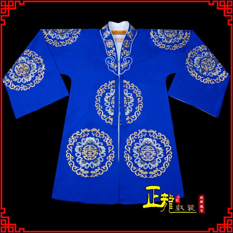 同安老旦团花披夫人土地婆软绉五蝠女员外衣