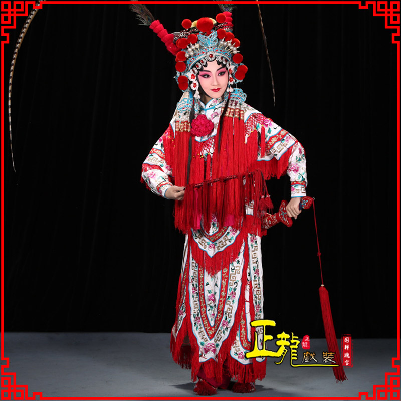 同安刀马旦改容战父 软绉镶边女改良靠